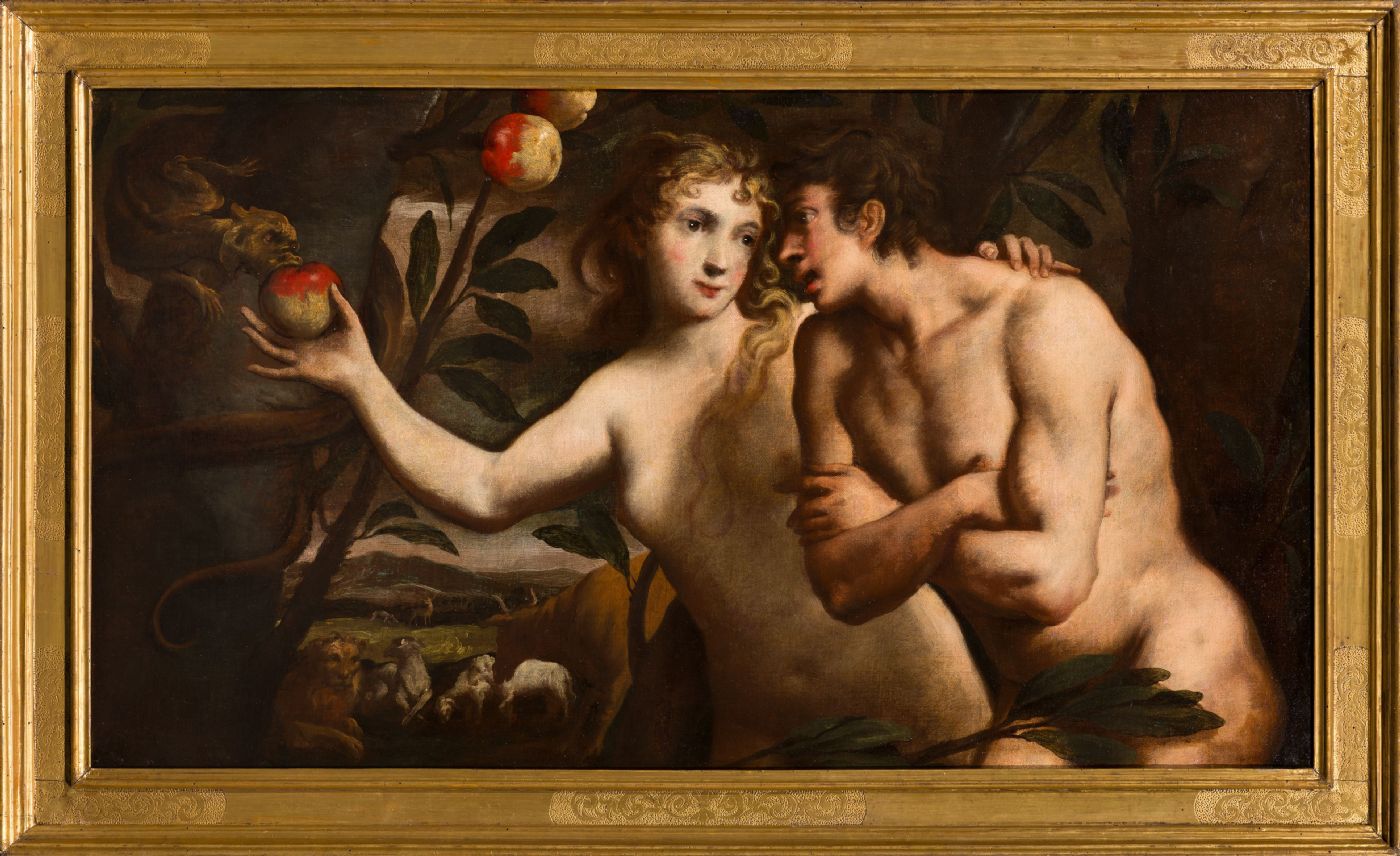 Pietro Della Vecchia (Venedig, 1603 - Vicenza, 8. September 1678) „Adam und Eva“